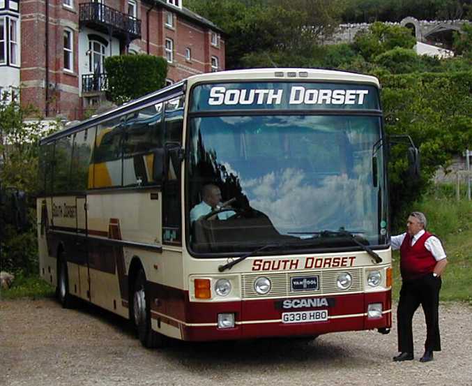 South Dorset Scania K113CRB Van Hool G338HBO